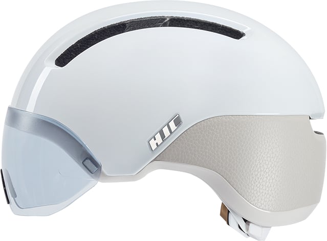 The Electric Bike Shop Hjc Helmets HJC Sports Calido Plus Urban Helmet In Pearl White, Silver, Navy Or Black Large 58-63cm Pearl White Grey