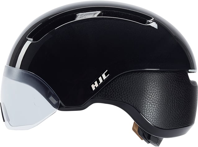 The Electric Bike Shop Hjc Helmets HJC Sports Calido Plus Urban Helmet In Pearl White, Silver, Navy Or Black Medium 55-59cm Metal Black