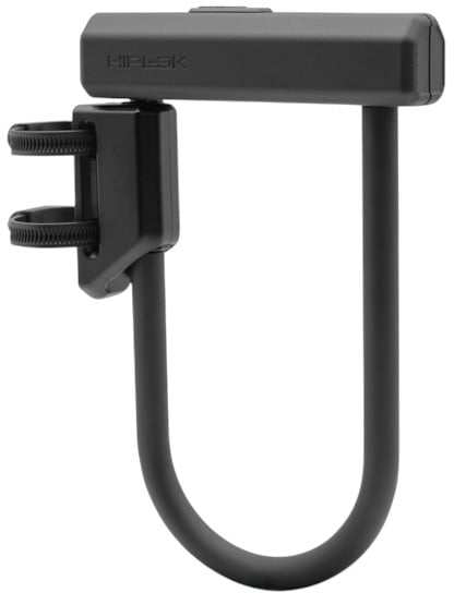 The Electric Bike Shop Hiplok Urban D-Lock Sold Secure Gold Rating 135 mm x 70 mm Black