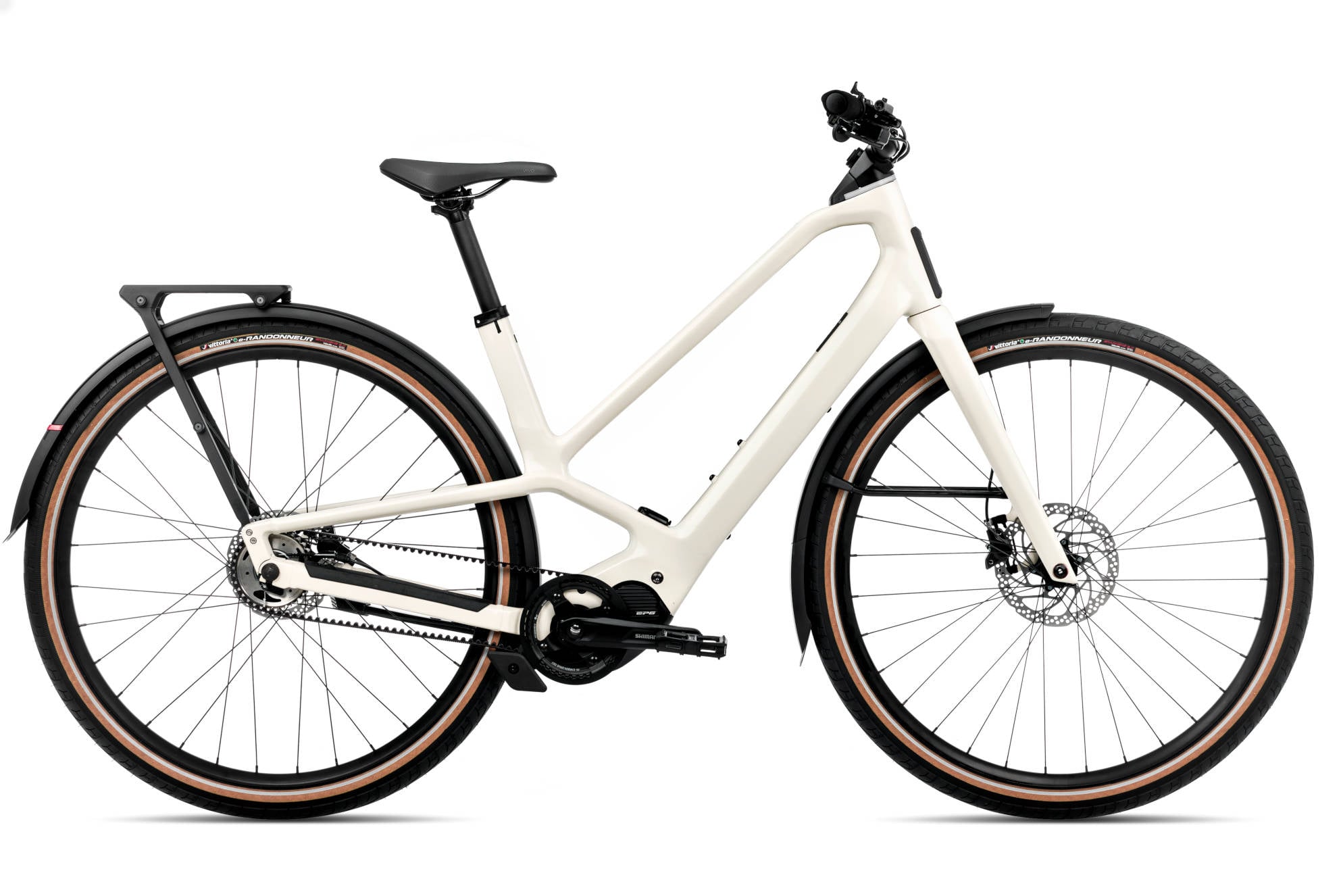 The Electric Bike Shop Orbea DIEM 20 Electric Bike With Belt Drive & Hub Gears In Ivory White Gloss Small 44.2cm Ivory White