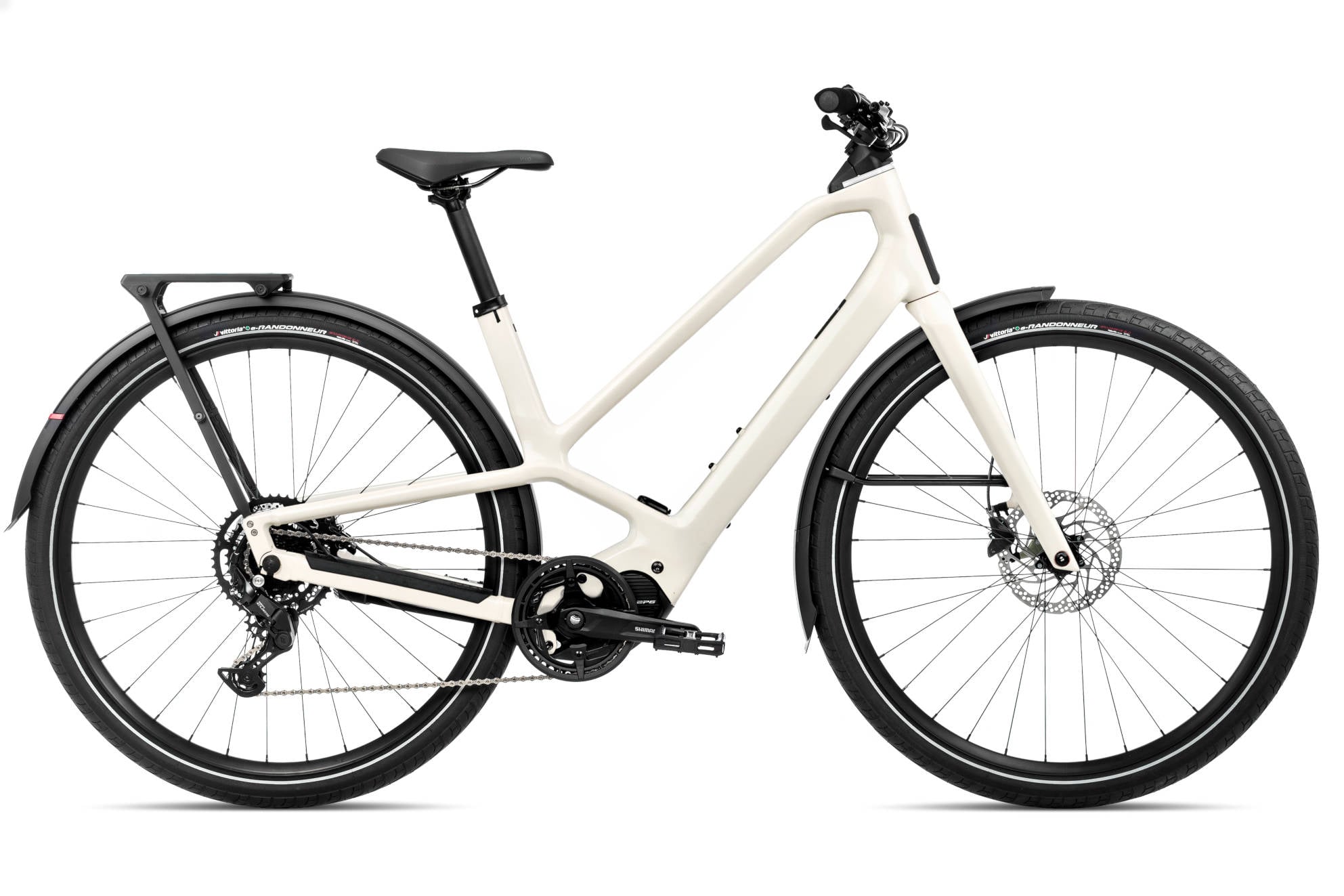 The Electric Bike Shop Orbea DIEM 30 Electric Bike In Ivory White Gloss Small 44.2cm Ivory White Gloss