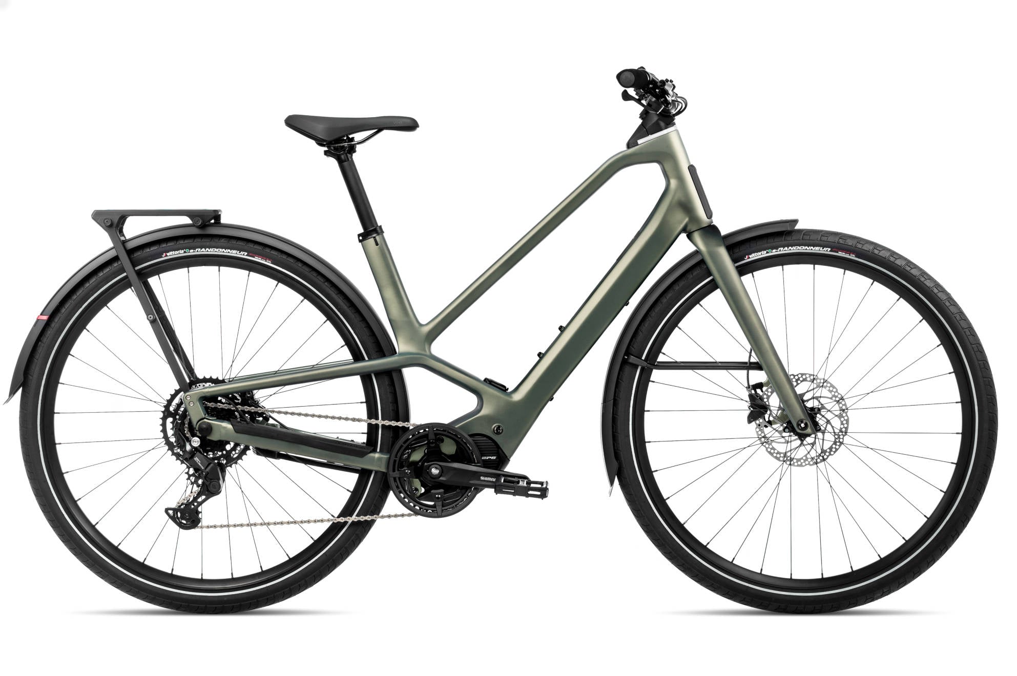 The Electric Bike Shop Orbea DIEM 30 Electric Bike In Spaceship Green Matt Small 44.2cm Spaceship Green Matt
