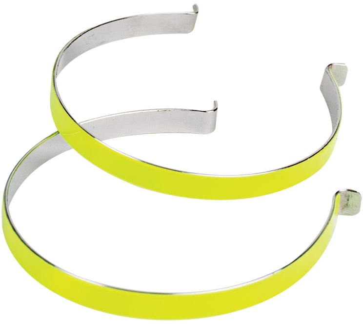 The Electric Bike Shop Oxford Bright Reflective Trouser Clip in Yellow