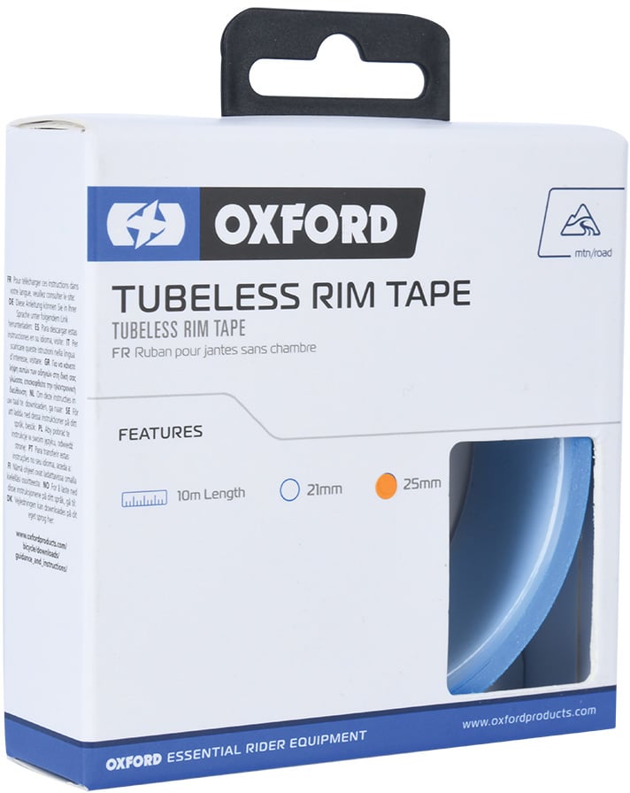 The Electric Bike Shop Oxford Tubeless 25mm X 10M Rim Tape in Blue