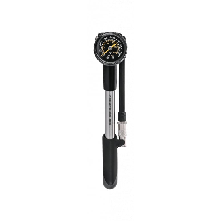 The Electric Bike Shop Topeak Pocket Shock DXG Shock Pump For Air Sprung Forks And Shocks In Standard Or X-Large Standard
