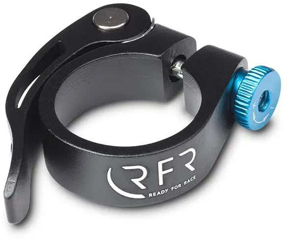 The Electric Bike Shop RFR Seatclamp With Quick Release 31.8mm In Black & Blue