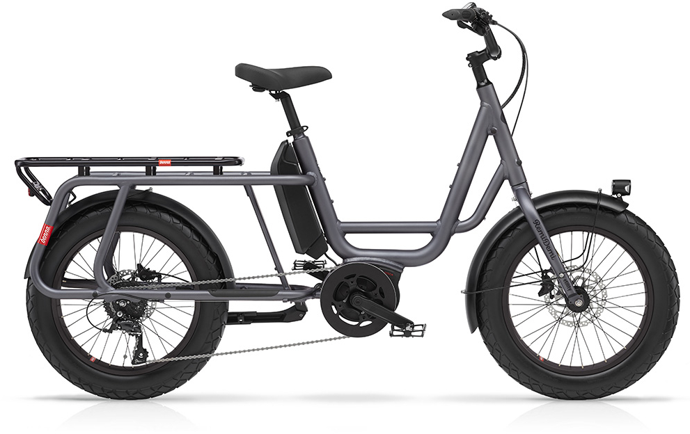 The Electric Bike Shop Benno RemiDemi XL Electric Cargo Bike In Turmeric Yellow Or Anthracite Grey Anthracite Grey