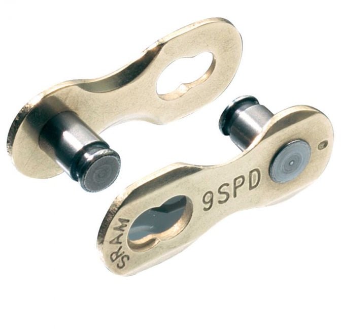 The Electric Bike Shop SRAM Powerlink Gold 9 Speed Chain 1 Link