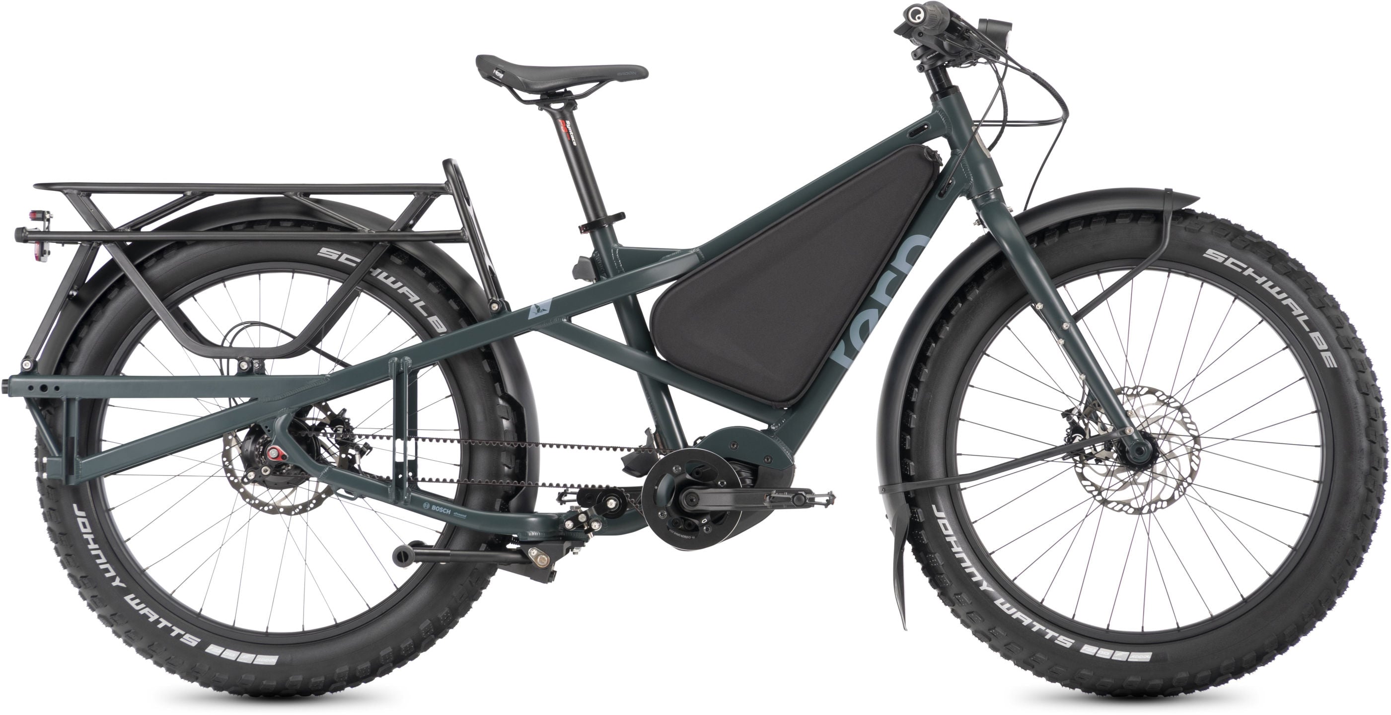 The Electric Bike Shop Tern Orox R14 27.5 Adventure Electric Cargo Bike With Belt Drive & Hub Gears in Granite Medium Frame 27.5 Wheel Granite