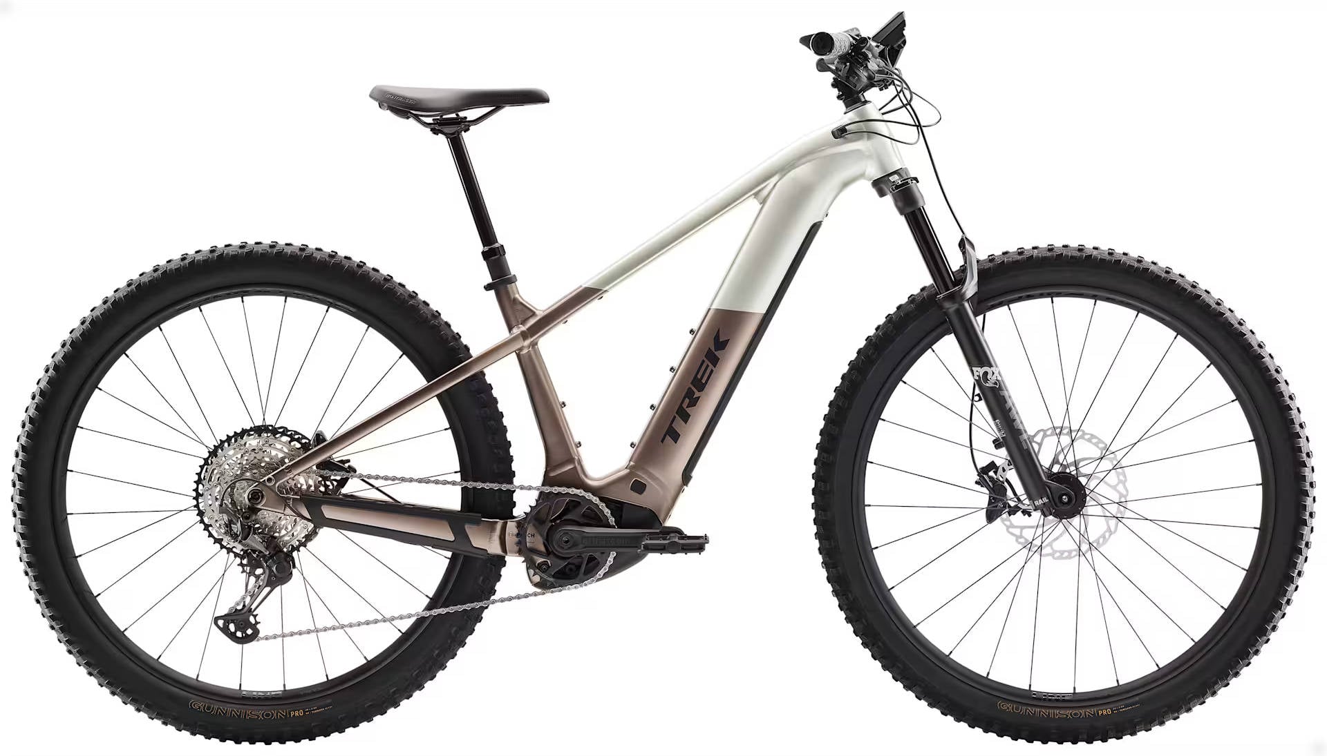 The Electric Bike Shop Trek 2026 Powerfly+ 8 Gen 5 800Wh Electric Hardtail Mountain Bike In Satin Lunar Silver & Bronze Age Small 37cm Satin Lunar Silver & Bronze Age