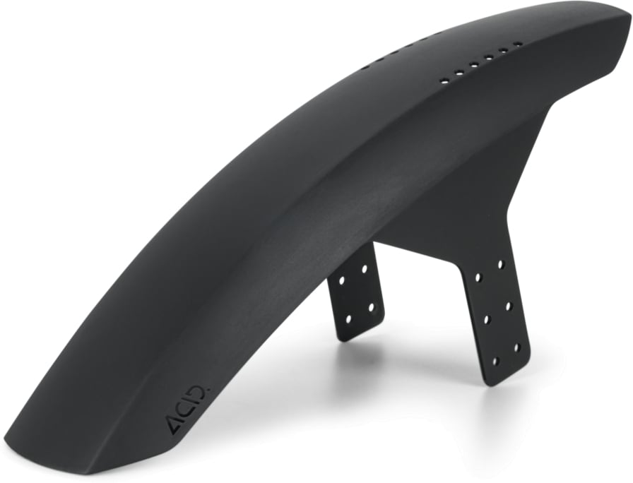The Electric Bike Shop Acid Cube Mud Blocker Front Short Mudguard in Black