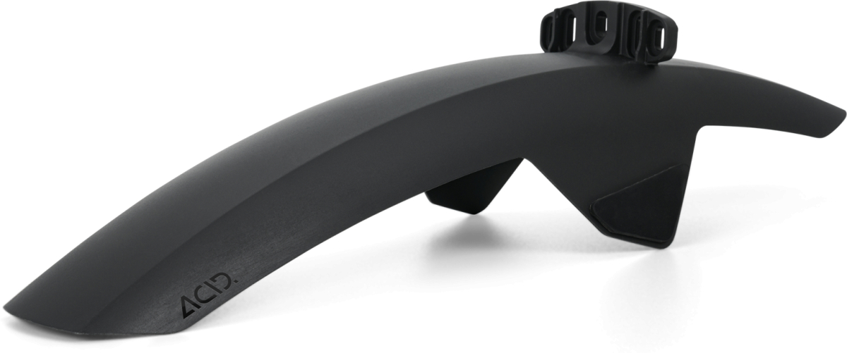 The Electric Bike Shop Acid Mud Shield Front Long Mudguard in Black