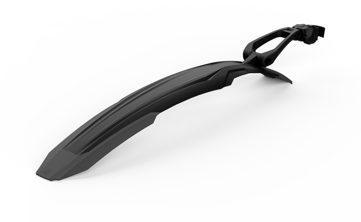 The Electric Bike Shop Acid Mudguard Vane Disc Rear 29 In Black & Grey or Black & Blue Black & Grey