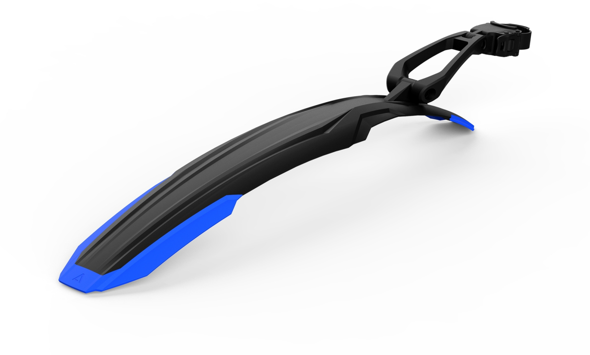 The Electric Bike Shop Acid Mudguard Vane Pro Rear 27.5 In Black & Green / Grey / Red / Blue Black & Blue