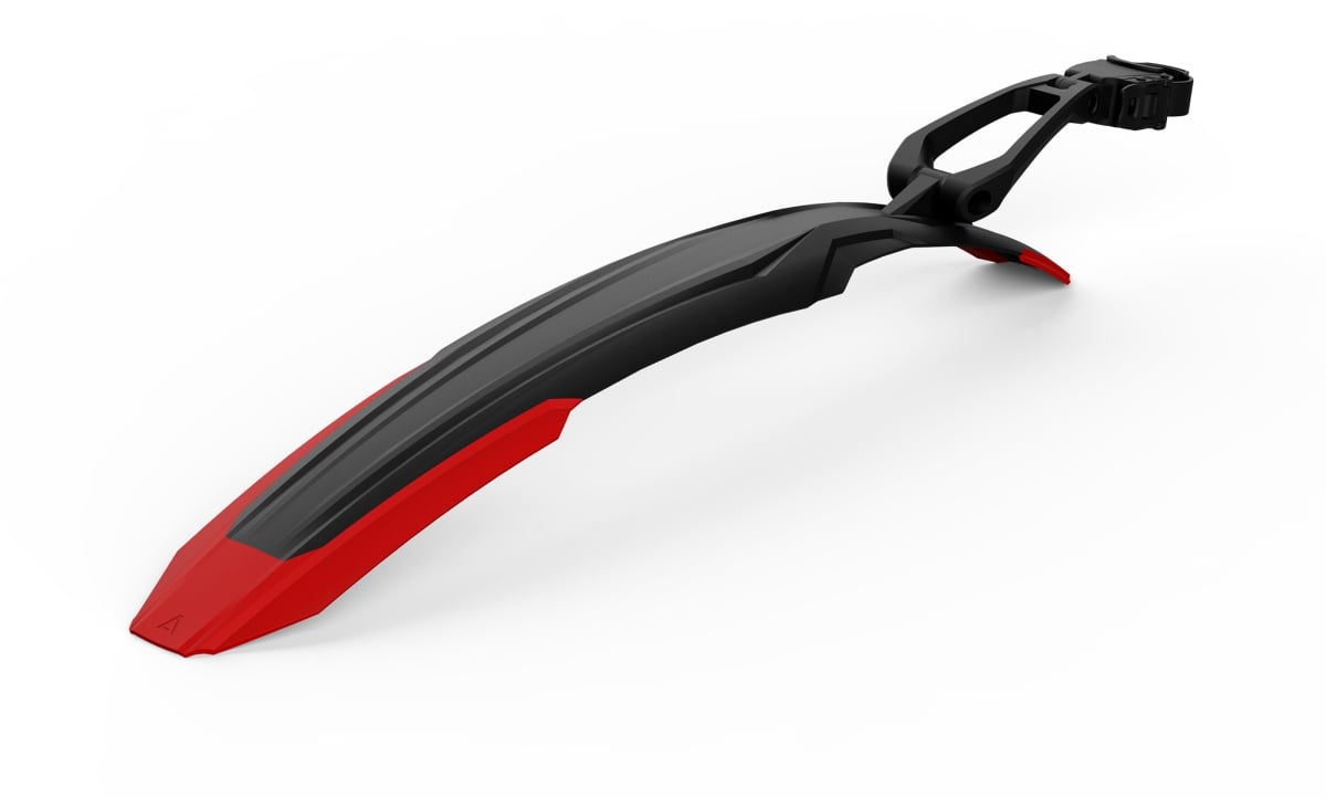 The Electric Bike Shop Acid Mudguard Vane Pro Rear 29 In Black & Grey / Red / Green / Blue Black & Red