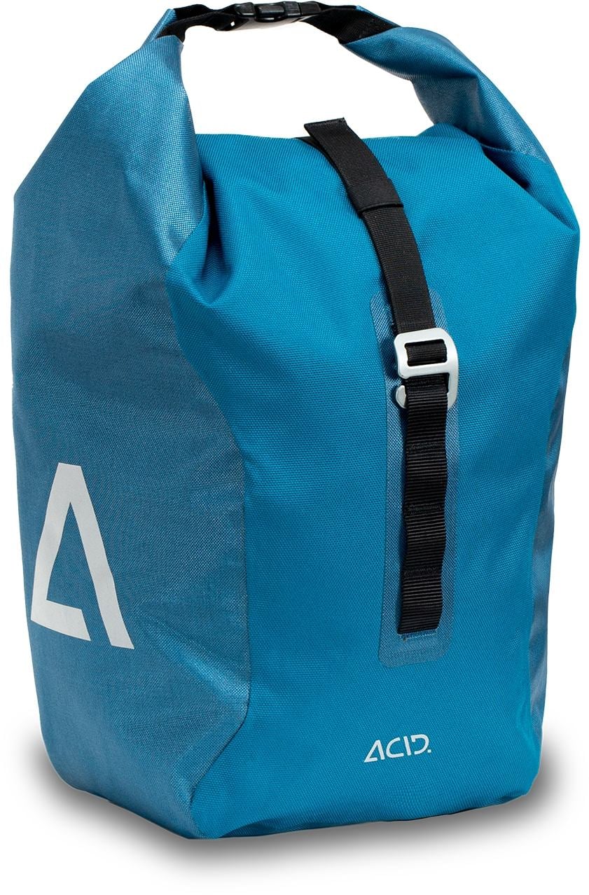 The Electric Bike Shop Acid Panniers Travlr 15 Bag 15 Litres In Black, Blue Or Flame 15 Litres Blue