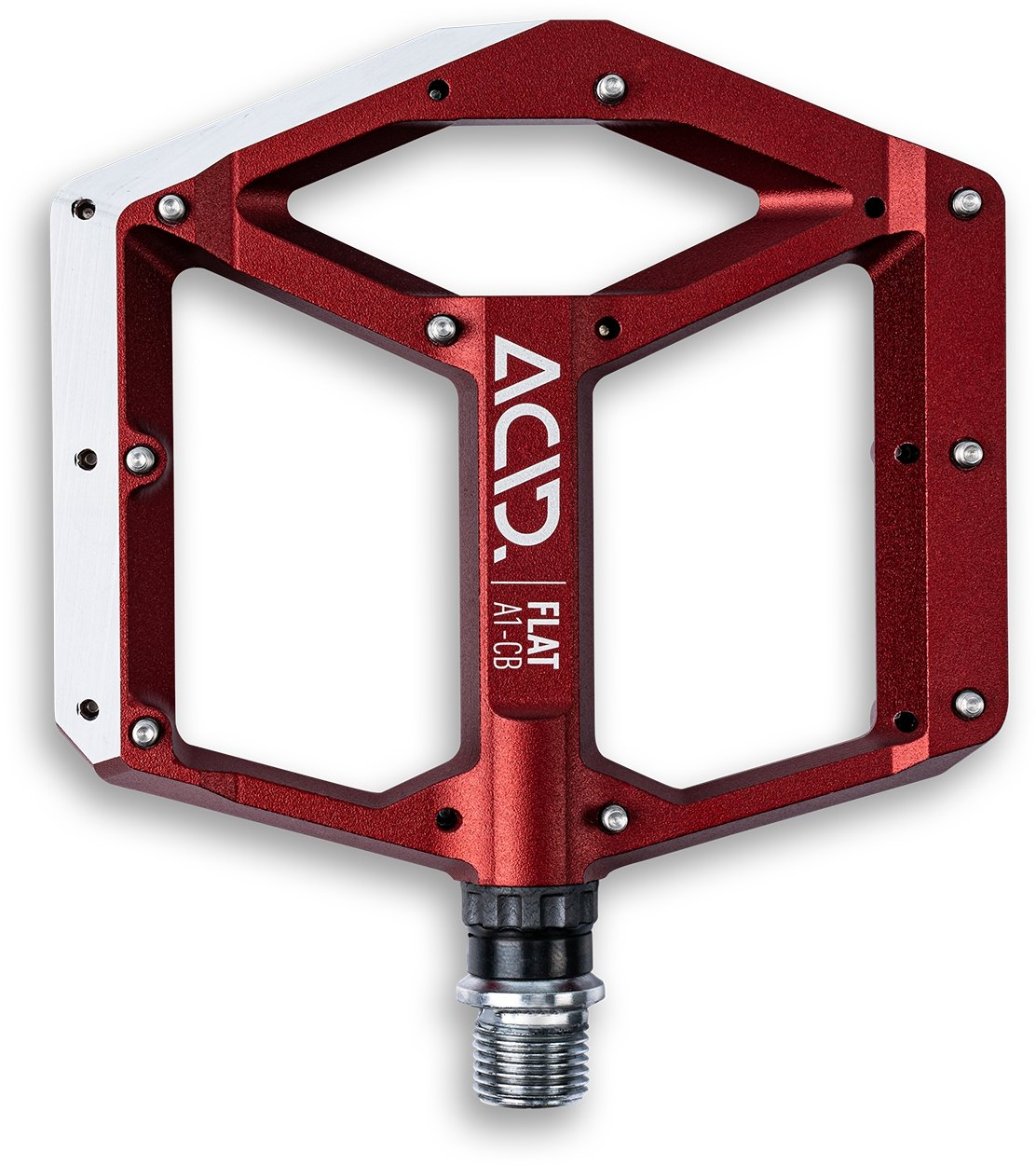The Electric Bike Shop Acid Pedals Flat A1-CB In Black, Silver, Blue, Green, Red or Oil Slick Red
