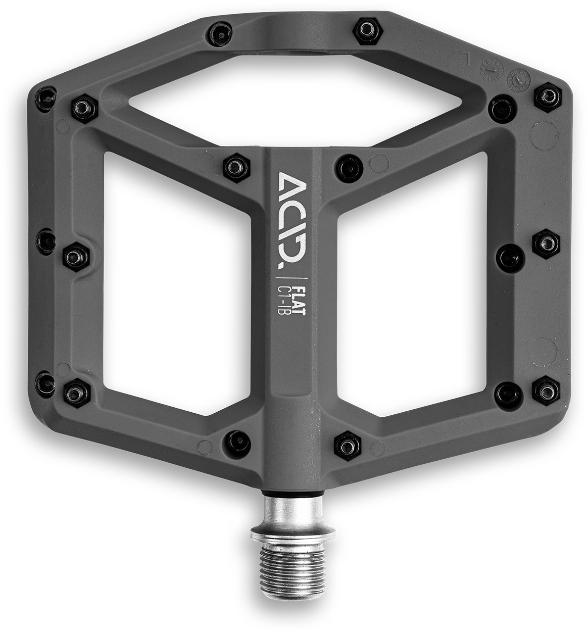 The Electric Bike Shop Acid Pedals Flat C1-IB In Black, Blue, Red, Grey Or Olive Grey