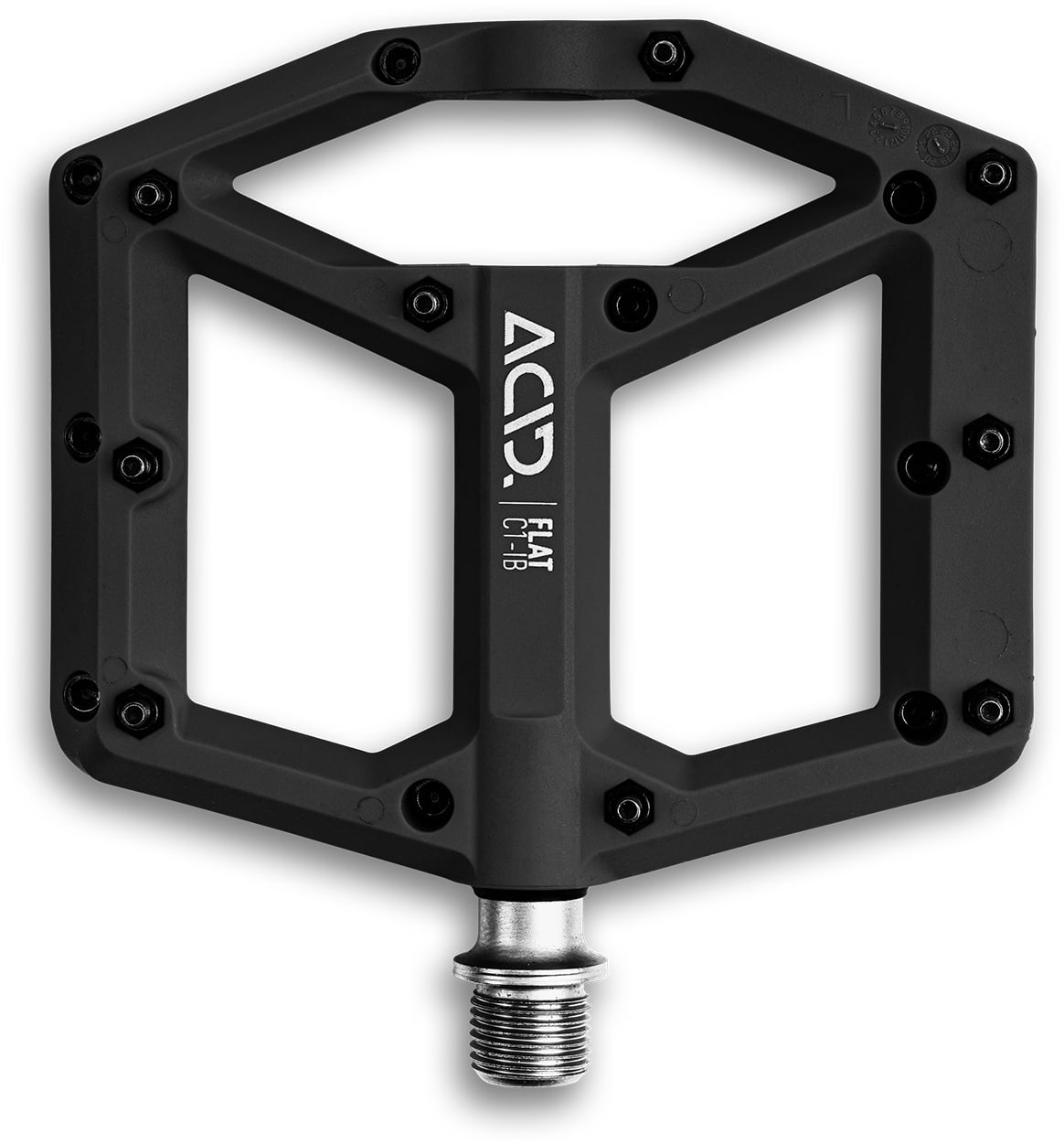 The Electric Bike Shop Acid Pedals Flat C1-IB In Black, Blue, Red, Grey Or Olive Black