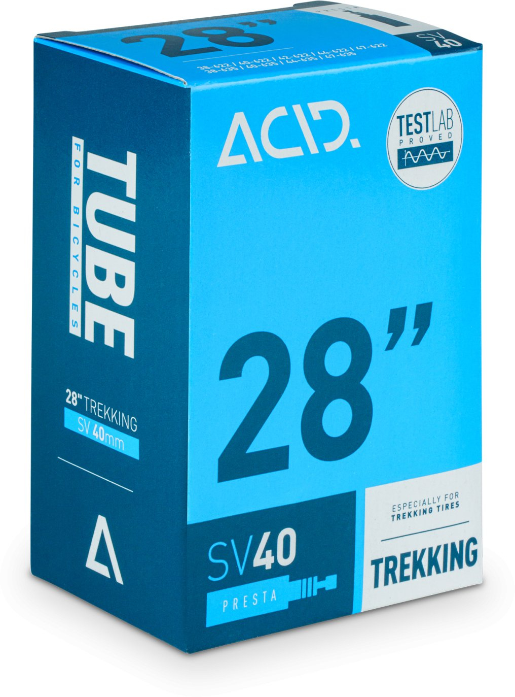 The Electric Bike Shop Acid Tube 28/700 x 38-45c 40 Mm Presta