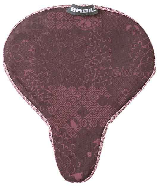 The Electric Bike Shop Basil Boheme Saddle Cover In Red, Jade, Blue, Forest Green, Fig Red Or Charcoal Fig Red