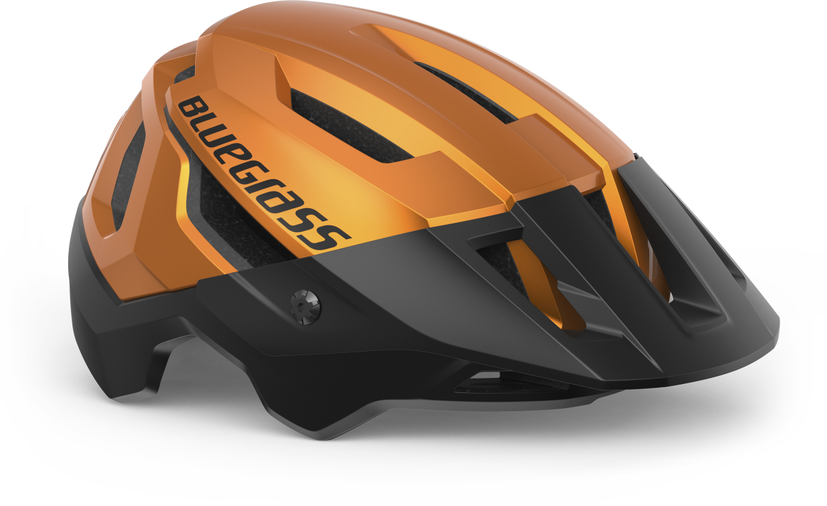 The Electric Bike Shop Bluegrass Rogue Helmet In Orange, Blue Or Black Small 52-56 Cm Metallic Orange