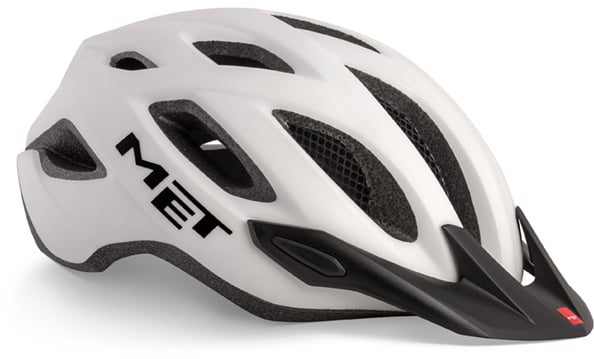 The Electric Bike Shop Met Crossover Hel In Orange, Black & Blue, Black & Red Or White Large / X-Large 60-64cm White