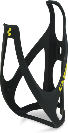 The Electric Bike Shop Cube Bottle Cage HPP In A Choice Of Colours Matt Black & Neon Yellow