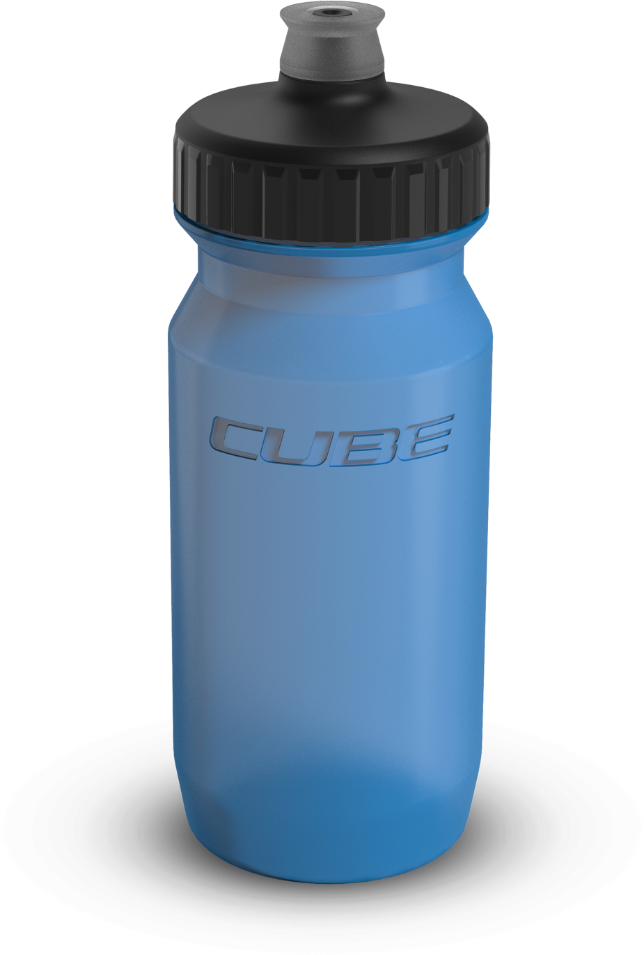The Electric Bike Shop Cube Bottle Feather 0.5 Litres In Black, Blue, Green, Red or Transparent 0.50L Blue