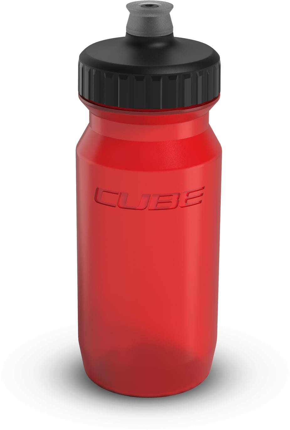 The Electric Bike Shop Cube Bottle Feather 0.5 Litres In Black, Blue, Green, Red or Transparent 0.50L Red