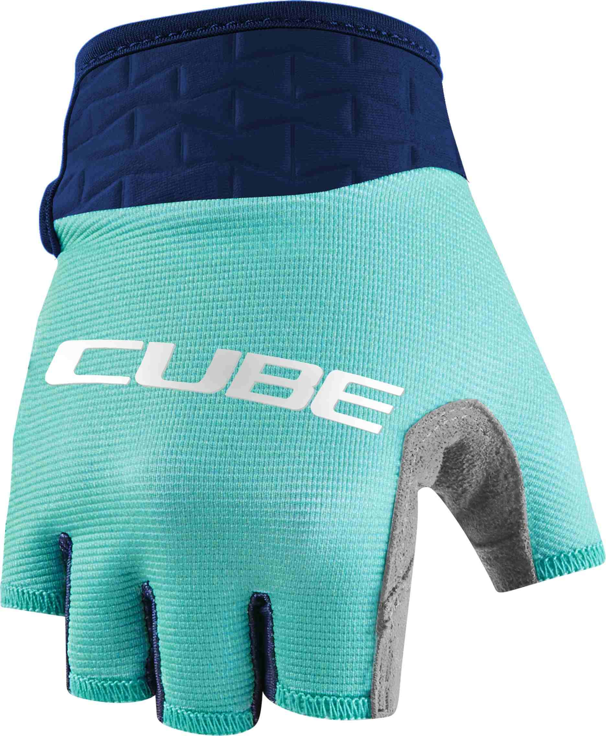 The Electric Bike Shop Cube Gloves Perform.Junior Short Finger In Blue Mint Or Pink Xxxs (4) Blue Mint