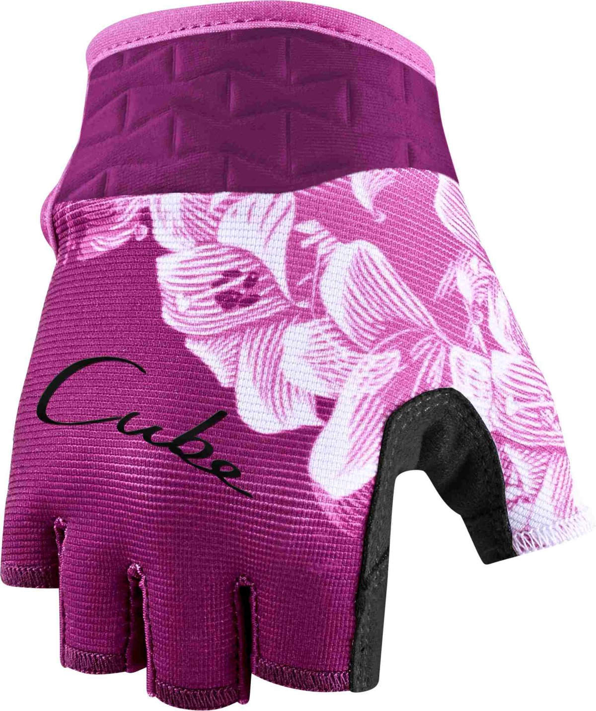 The Electric Bike Shop Cube Gloves Perform.Junior Short Finger In Blue Mint Or Pink Xs (6) Pink