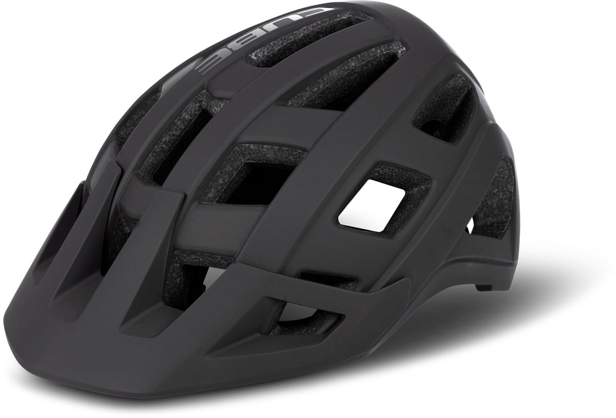 The Electric Bike Shop Cube Helmet Badger In Black, Black Splash, Red, X-Actionteam, Blue or Green Small 52-56cm Black