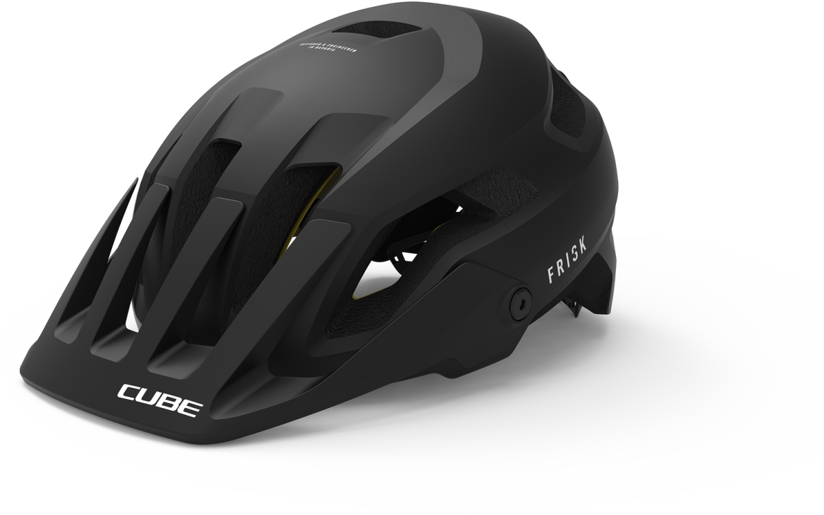 The Electric Bike Shop Cube Helmet Frisk Mips® In Red, Blue, Lime, Grey or Black Small 49-55cm Mips® Black