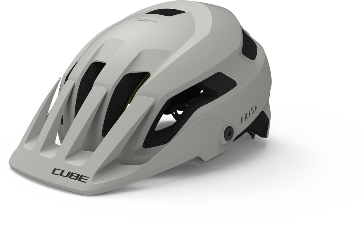 The Electric Bike Shop Cube Helmet Frisk Mips® In Red, Blue, Lime, Grey or Black Small 49-55cm Mips® Grey