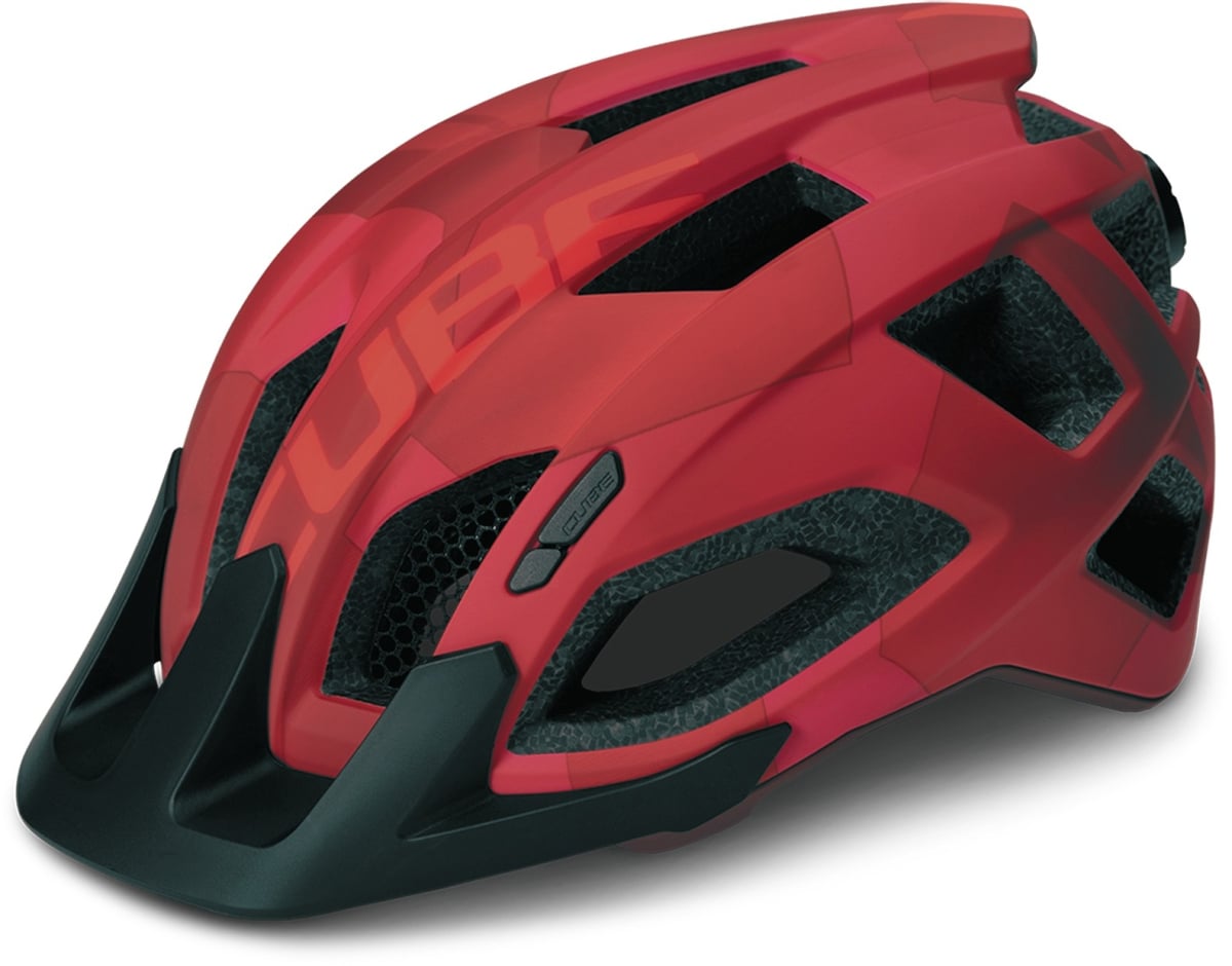 The Electric Bike Shop Cube Helmet Pathos In Black, Blue, Grey, White, Red, Olive Or Teamlime Large 57-62cm Red