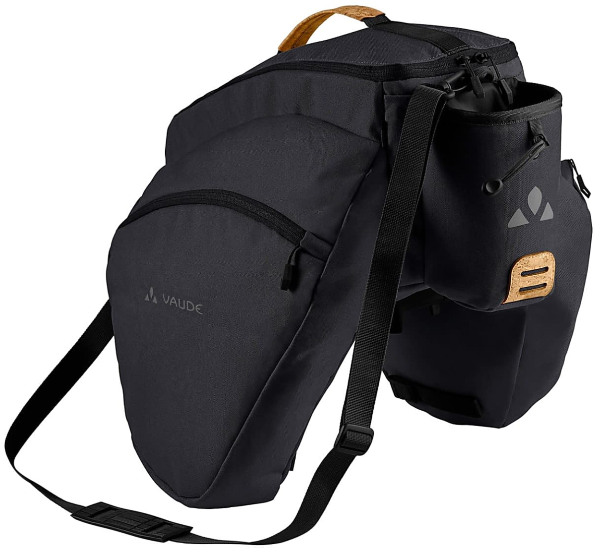 The Electric Bike Shop Vaude eSilkroad Plus Trunk Bag 22 Litres In Black 22 Litres Black