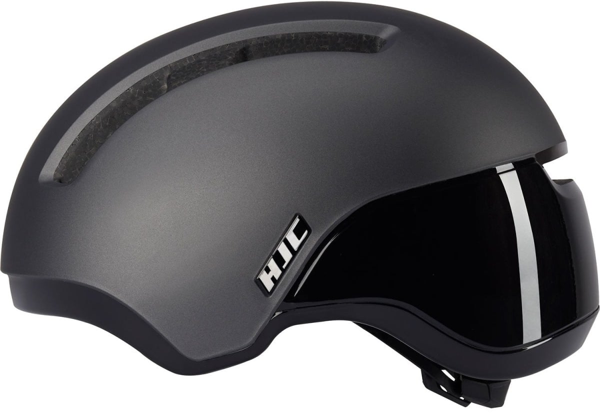 The Electric Bike Shop Hjc Helmets HJC Sports Calido Urban Helmet In Silver, Mint, Olive, Light Grey, Charcoal Or Black Small 51-56 cm Charcoal