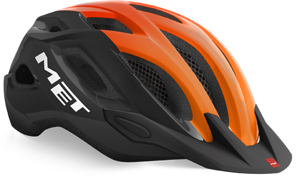 The Electric Bike Shop Met Crossover Hel In Orange, Black & Blue, Black & Red Or White Large / X-Large 60-64cm Orange