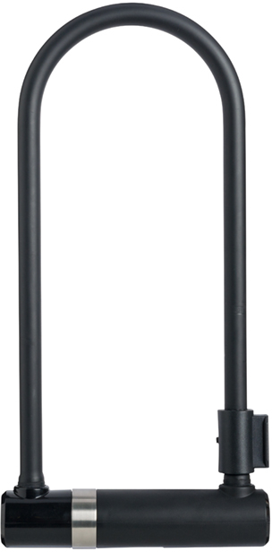 The Electric Bike Shop Axa Bike Security AXA Newton U-Lock 300mm Bicycle Lock in Black Sold Secure Silver Rating