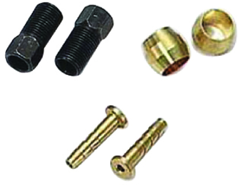 The Electric Bike Shop XLC Olive Hydraulic Brake Barb Kit For Shimano, Tektro, Avid & Magura 1.5 Shimano Black