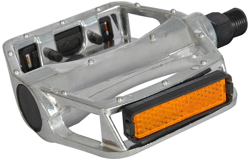 The Electric Bike Shop Oxford Alloy Eco 9/16 Inch Platform Pedals in Silver Silver