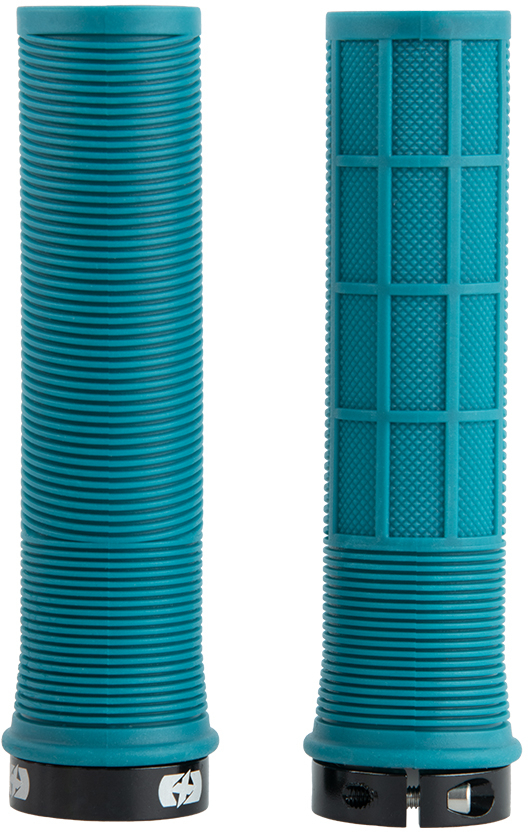 The Electric Bike Shop Oxford Driver Lock-On MTB Grips in Blue, Black, Yellow, Orange Or Red Blue
