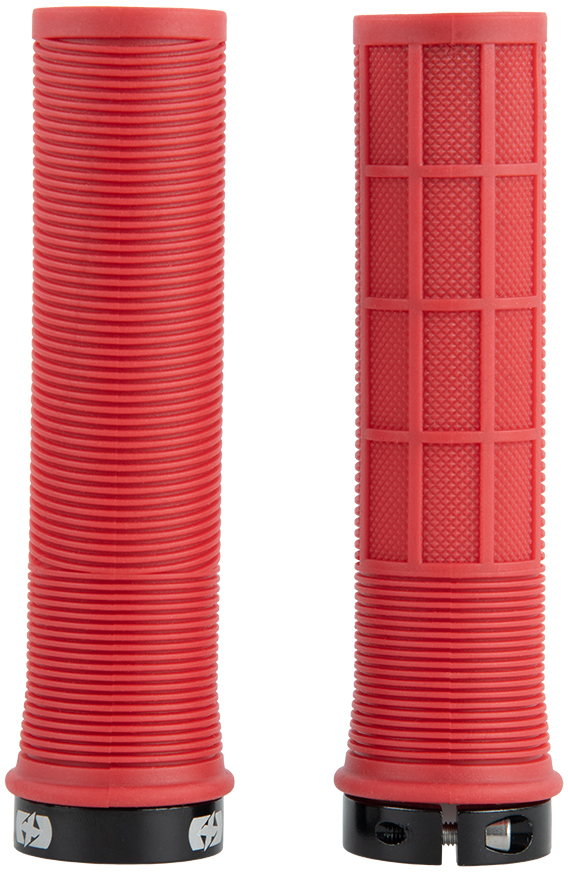 The Electric Bike Shop Oxford Driver Lock-On MTB Grips in Blue, Black, Yellow, Orange Or Red Red