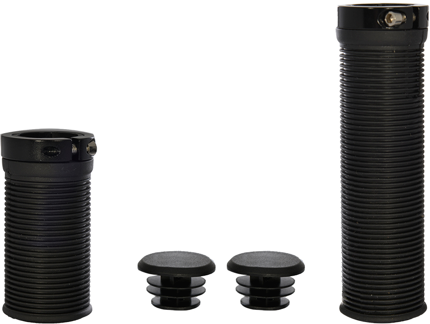 The Electric Bike Shop Oxford Lock On Grip-Shift Grips In Black Black