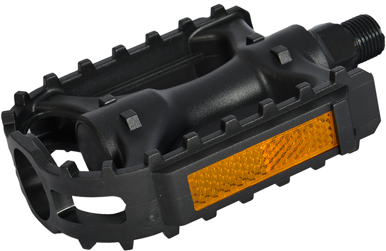 The Electric Bike Shop Oxford Resin Mountain Bike Pedals 9/16 inch in Black Black