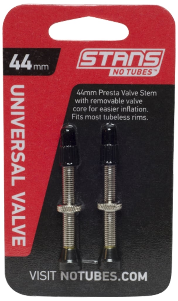 The Electric Bike Shop Stans NoTubes Uni Presta Valves Pair 44mm