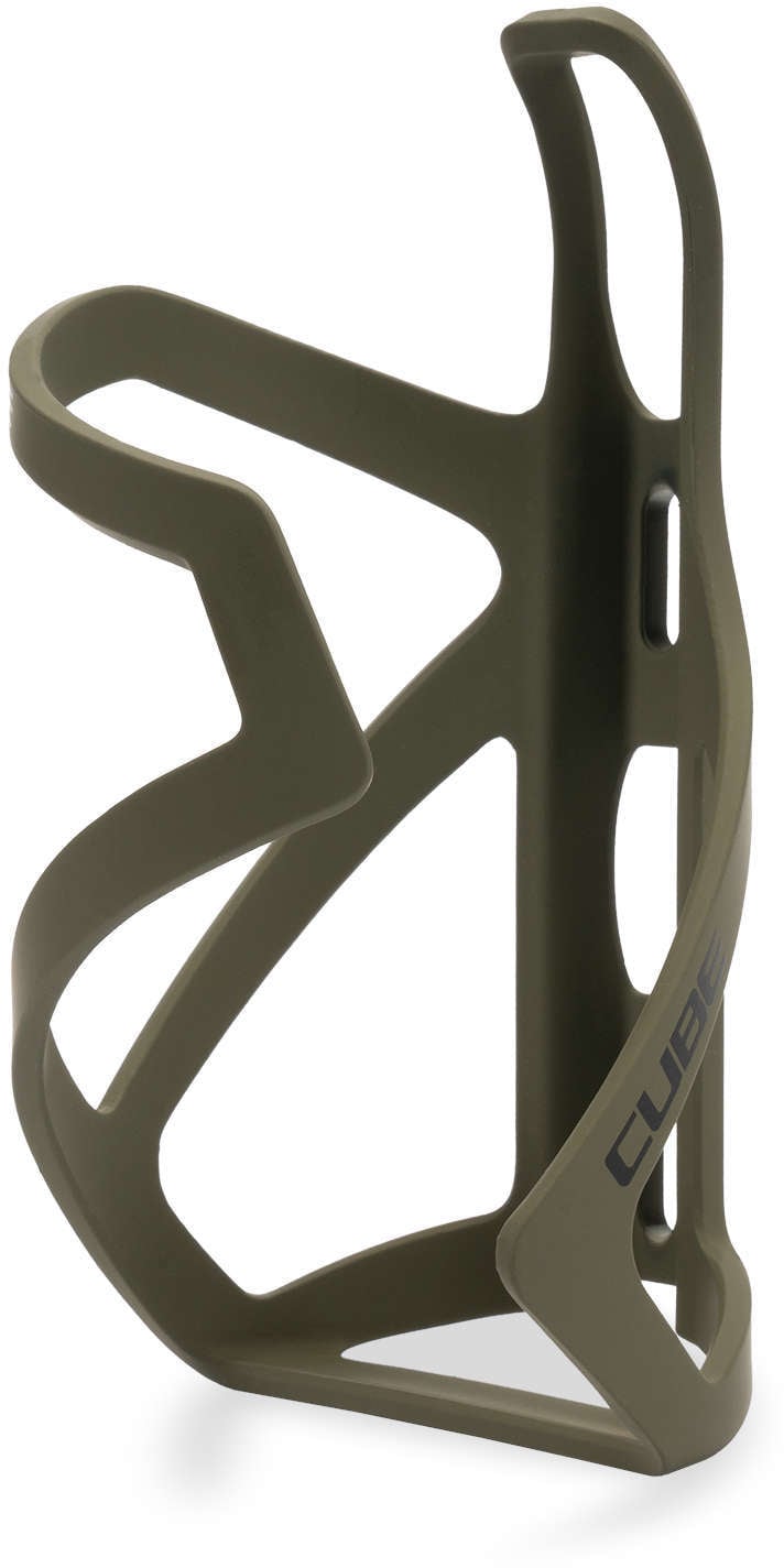 The Electric Bike Shop Cube Bottle Cage HPP Sidecage In Dusty Olive, Black or Matt Olive Matt Dusty Olive & Glossy Black