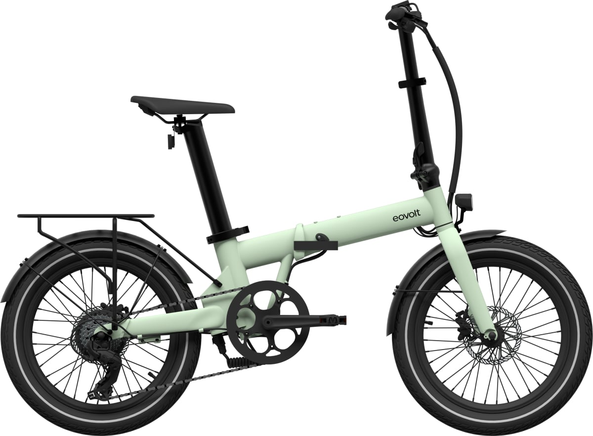 The Electric Bike Shop EoVolt Ex-Demo Afternoon 20 Origins V2 Electric Folding Bike in Sage Green ONE SIZE Sage Green.